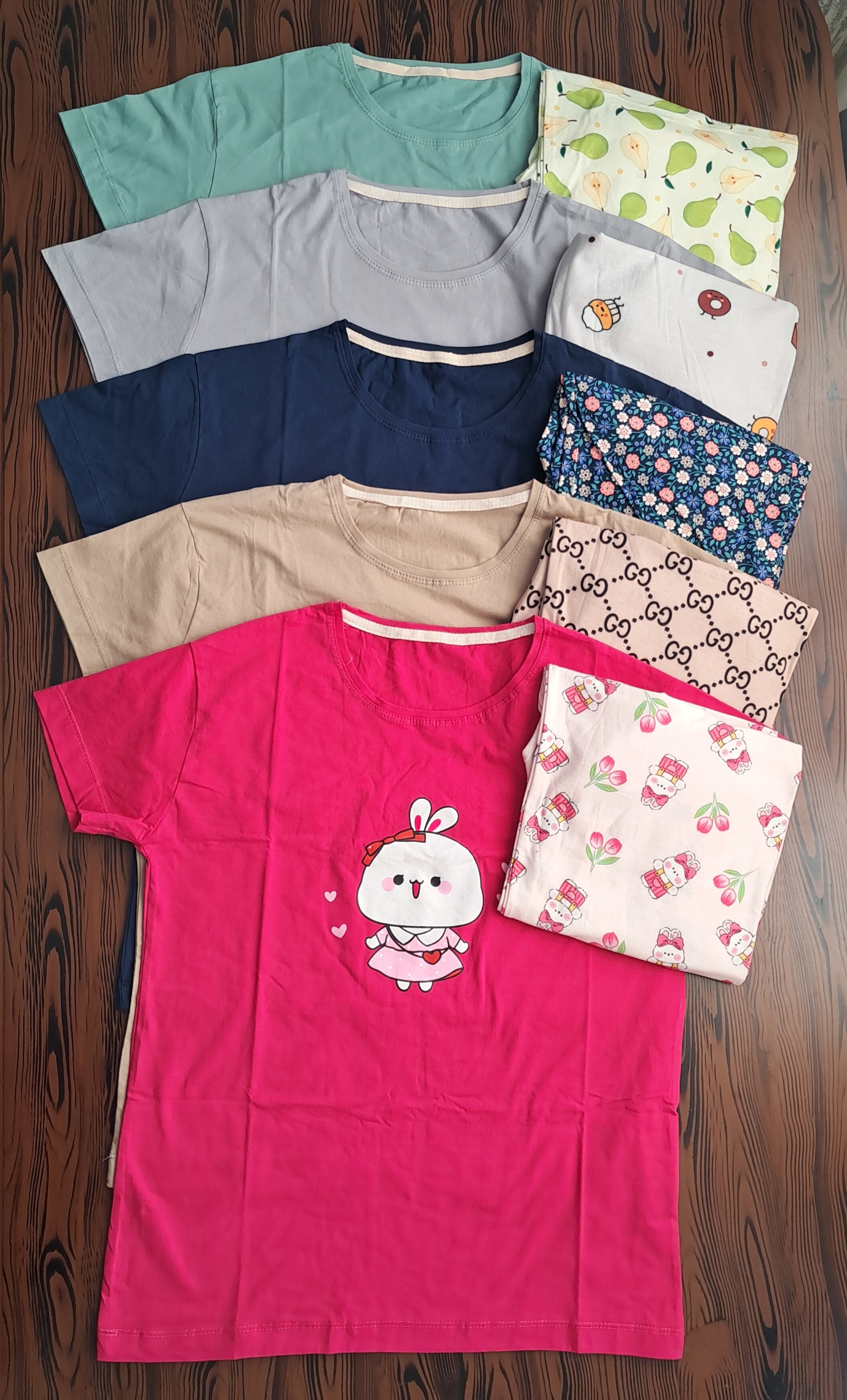 ست تیشرت و شلوار عروسکی 🐰🩷