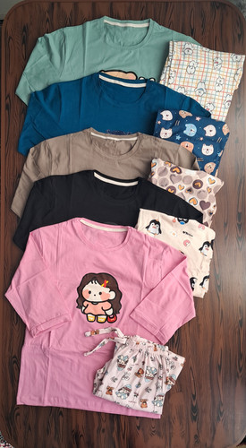 ست عروسکی آستین سه ربع🧸🩷