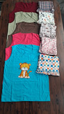 ست دو تیکه تاپ و شلوارک چین دار عروسکی🧸🎀