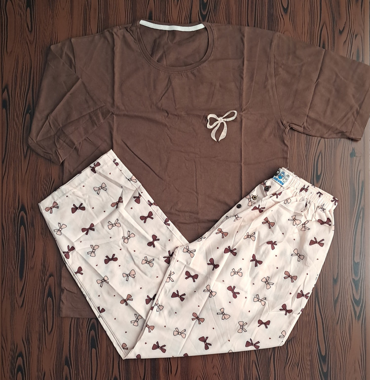 ست دو تیکه تیشرت لانگ و شلوار بگ بوگاتی پینترستی 🎀🧸