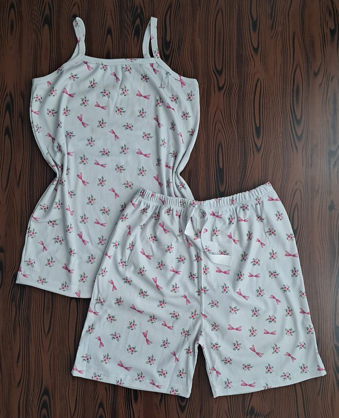 ست دو تیکه تاپ و شورتک کبریتی عروسکی🎀