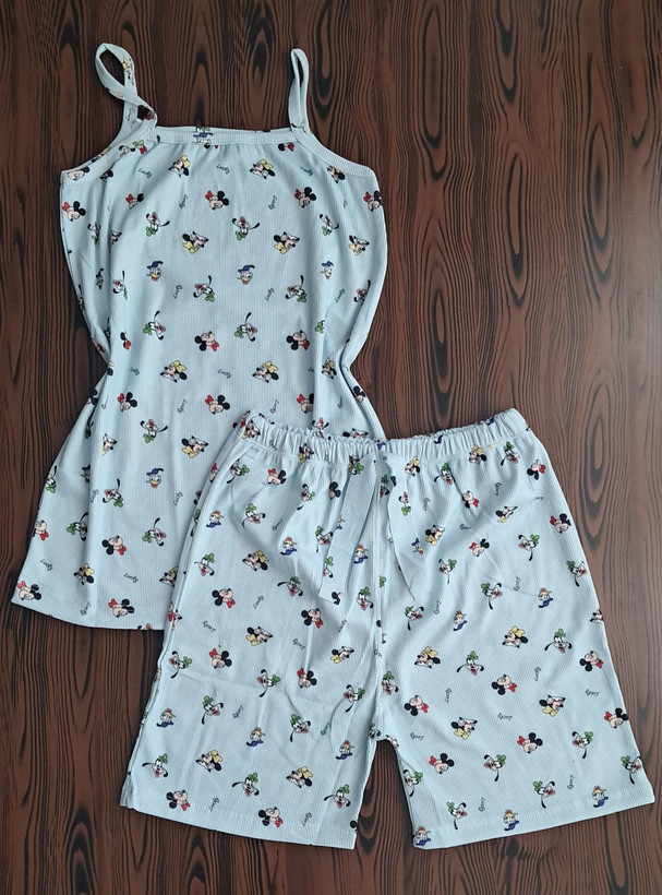 ست دو تیکه تاپ و شورتک کبریتی عروسکی🎀