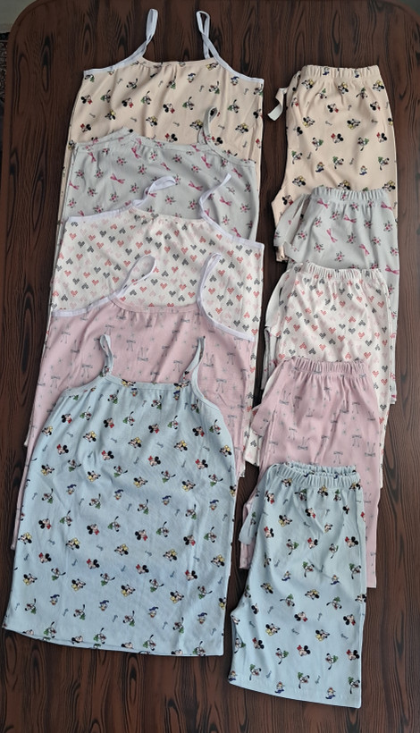 ست دو تیکه تاپ و شورتک کبریتی عروسکی🎀