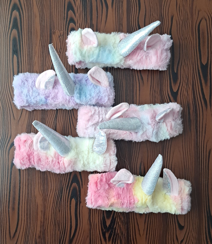 هدبند حوله ای یونیکورن تک شاخ🦄