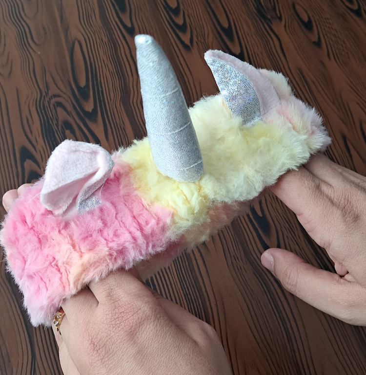 هدبند حوله ای یونیکورن تک شاخ🦄