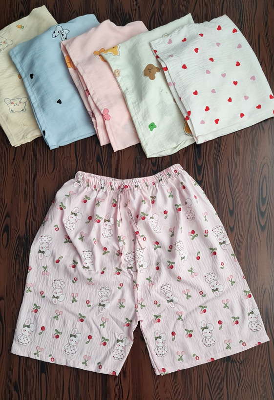 شورتک عروسکی موسلین🐰🍒