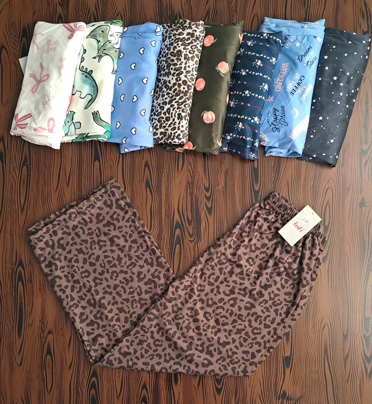 شلوار راحتی گیاهی لیدی🎀