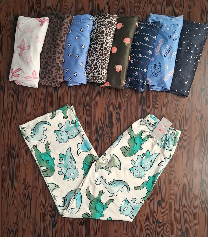 شلوار راحتی گیاهی لیدی🎀