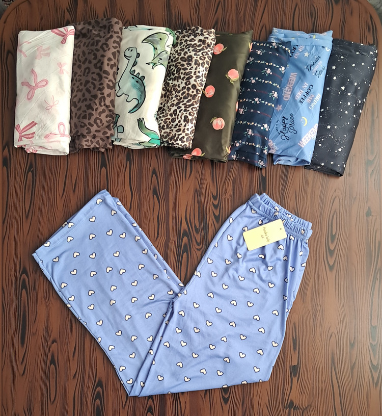 شلوار راحتی گیاهی لیدی🎀