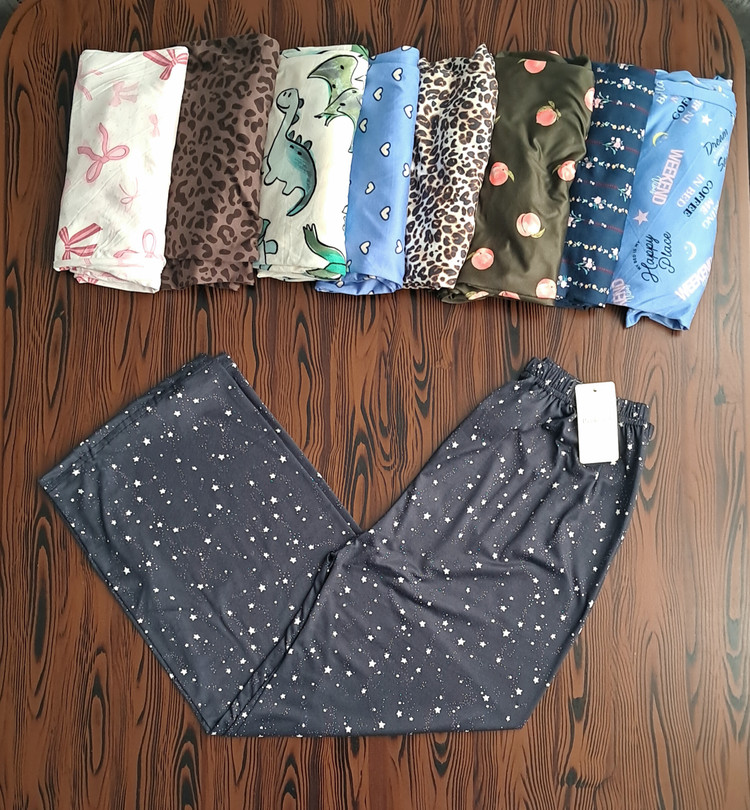 شلوار راحتی گیاهی لیدی🎀