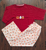 ست دو تیکه تیشرت باکسی و شلوار بگ بوگاتی عروسکی 🧸